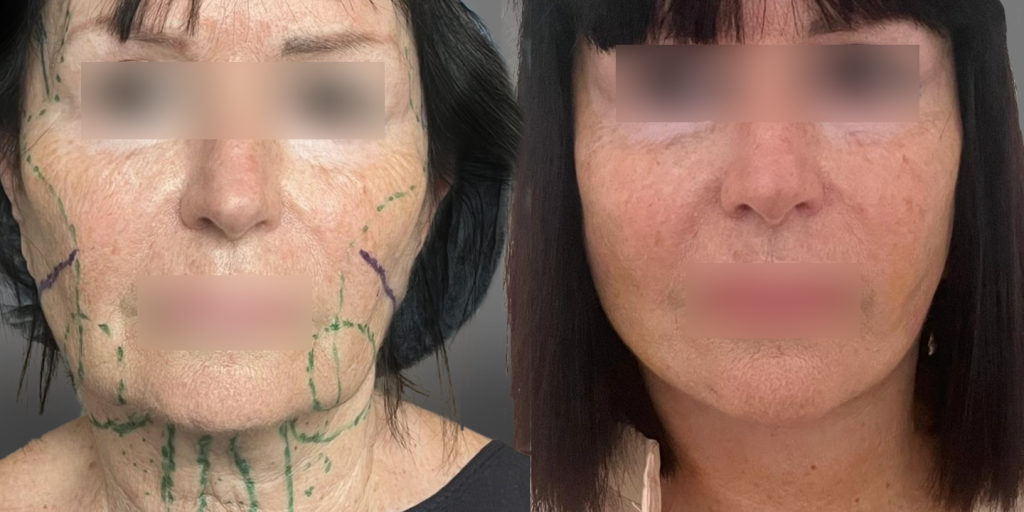 face-lift-bichectomie-et-resection-cordes-cervicales-a-6-jours-post-op-1-face